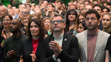 Wahlparty der Grünen in Berlin.