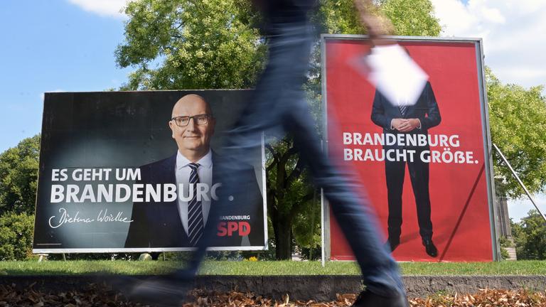 SPD-Plakatkampagne zur Landtagswahl in Brandenburg