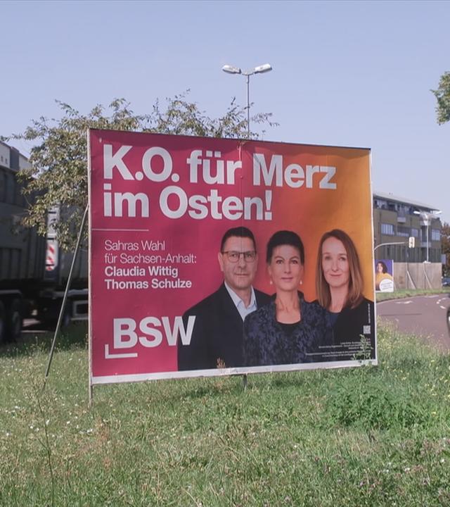 Wahlplakat BSW