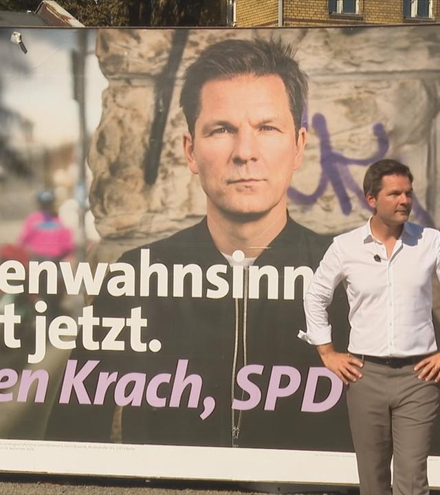 Wahlplakat SPD Mieten Berlin