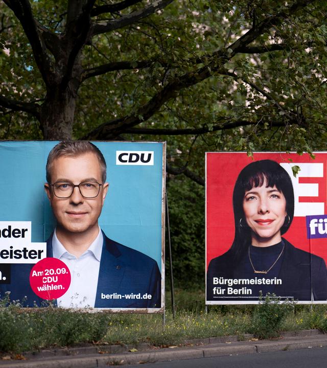 Wahlplakate in Berlin