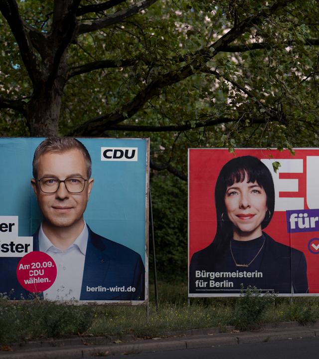 Wahlplakate in Berlin