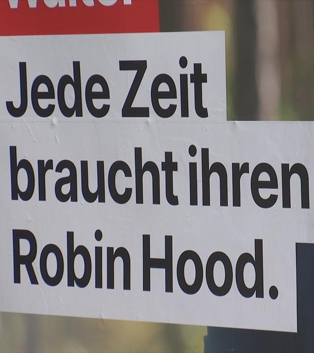 Wahlplakat in Brandenburg
