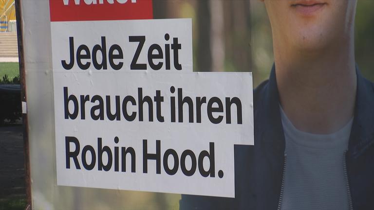 Wahlplakat in Brandenburg
