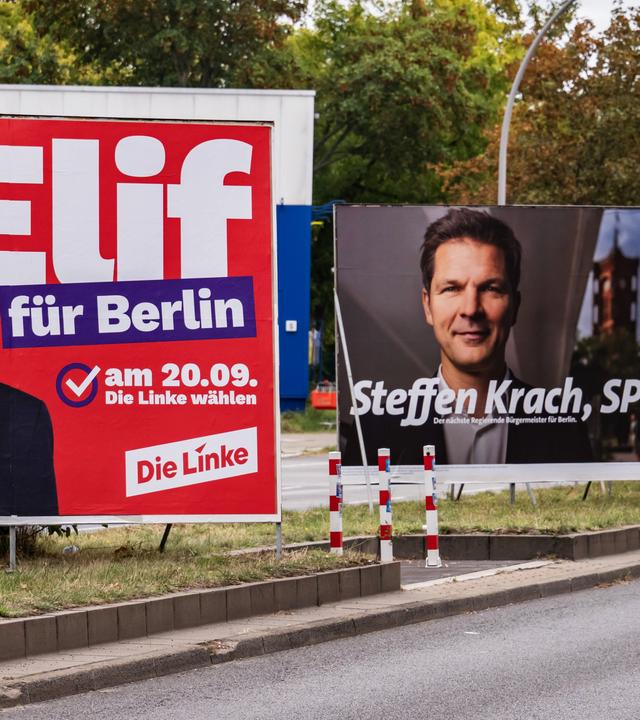 Wahlplakate in Berlin