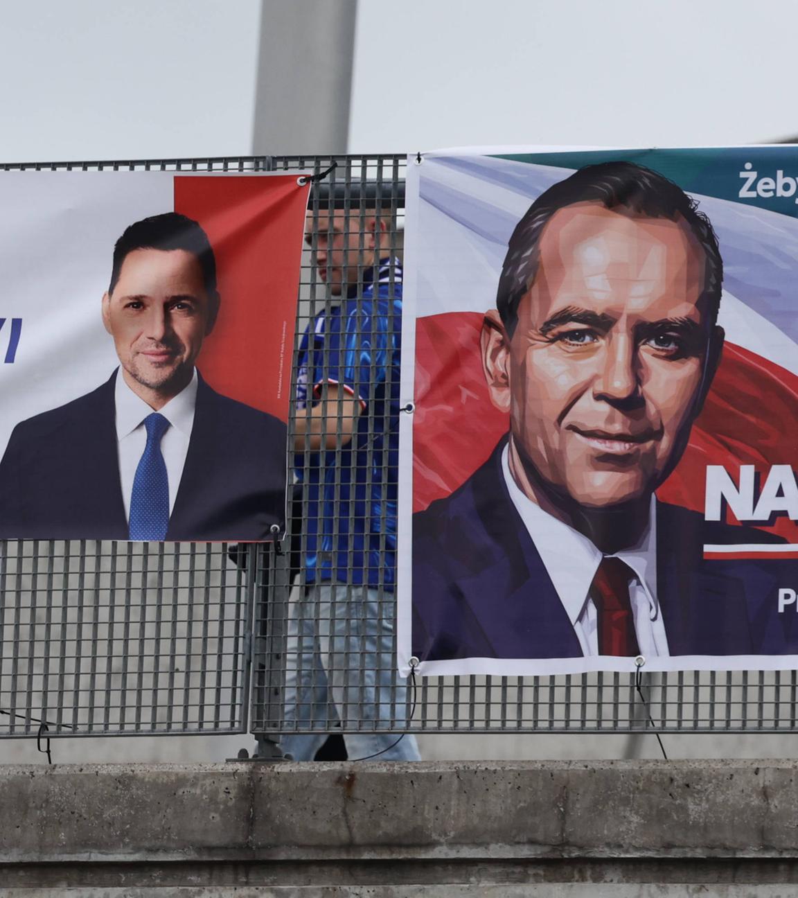 Wahlplakate in Polen