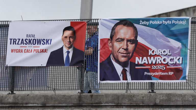 Wahlplakate in Polen