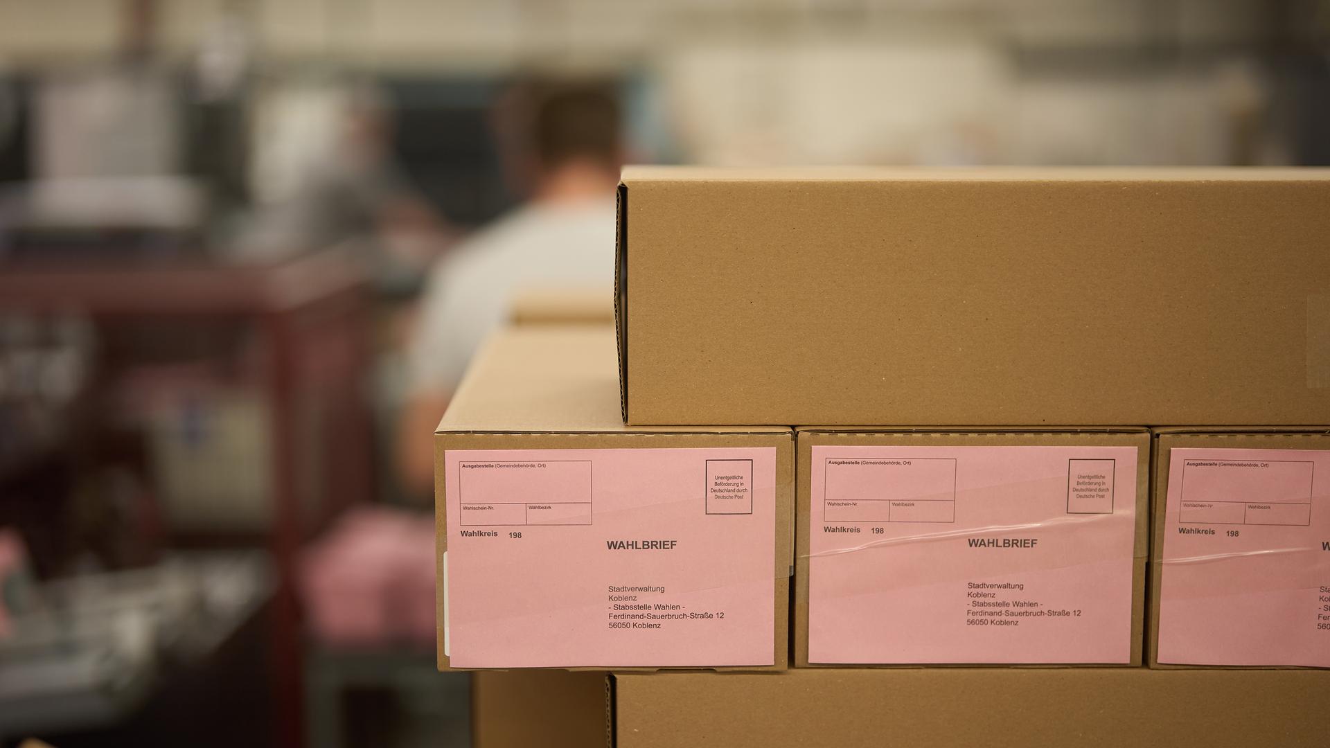 Wahlunterlagen Post