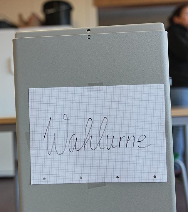 Wahlurne in Sachsen-Anhalt