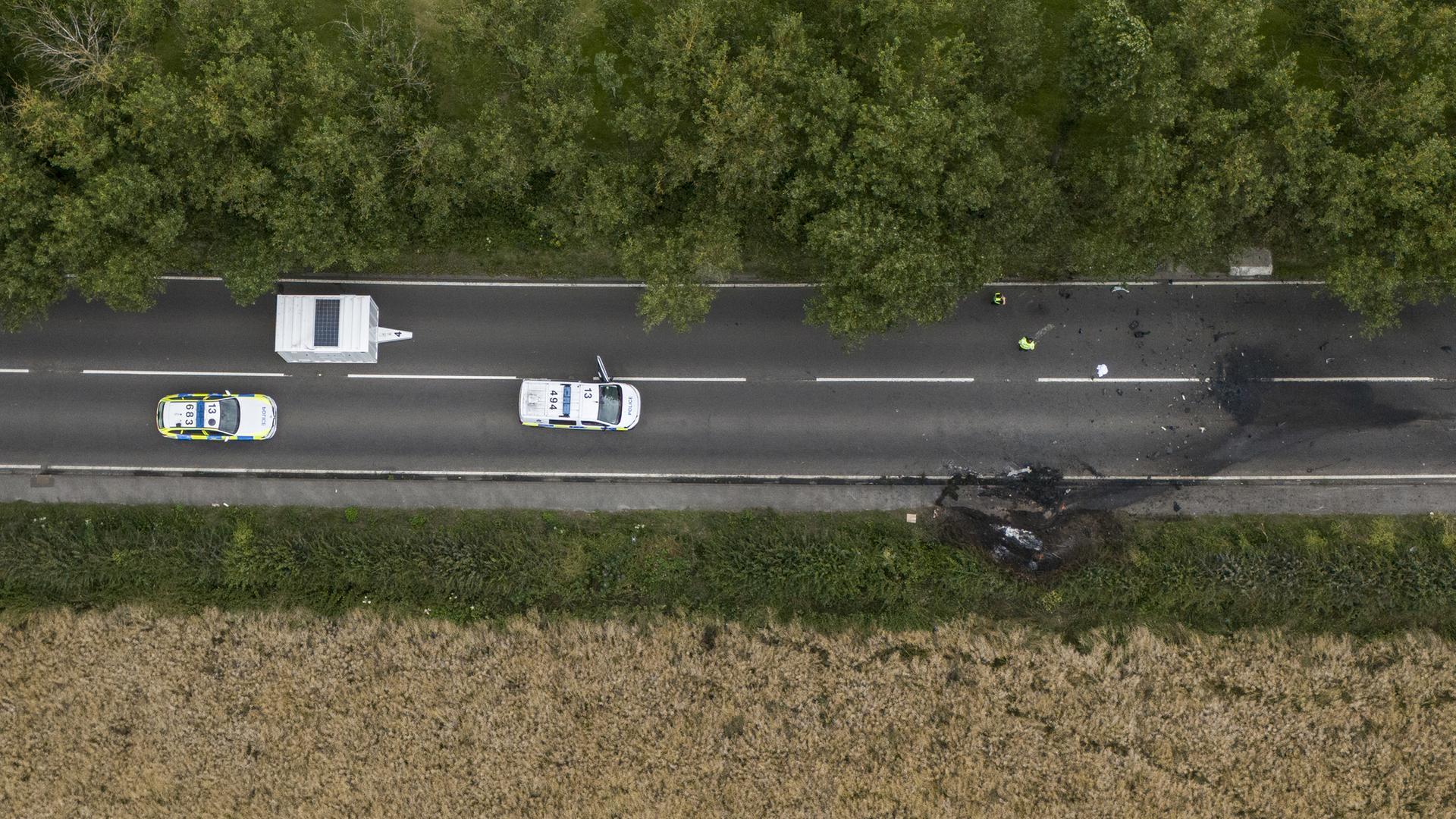 Verkehrsunfall bei Wakefield