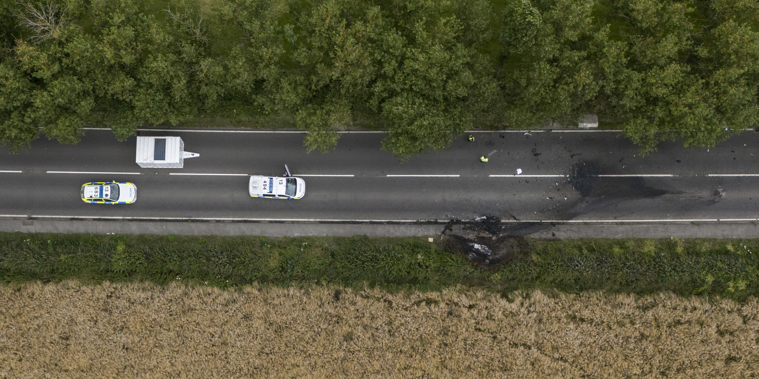 Verkehrsunfall bei Wakefield