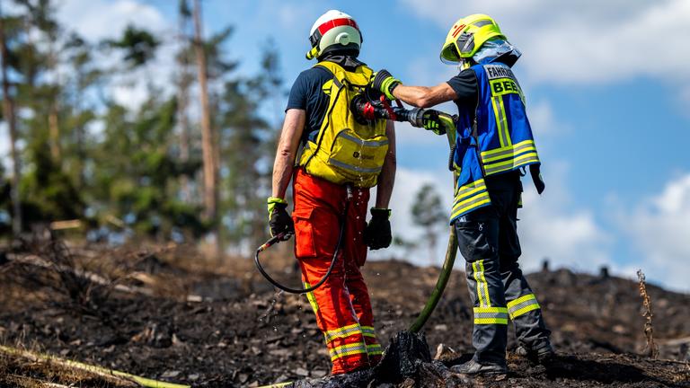 Waldbrand in Thüringen 