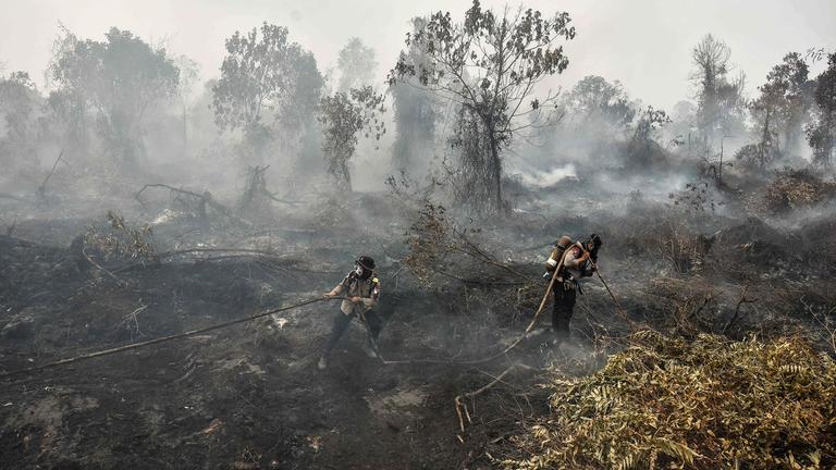Waldbrände in Indonesien, aufgenommen am 25.08.2026
