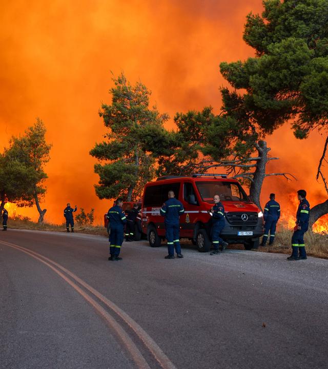 Wildfires in Western Attica, Greece