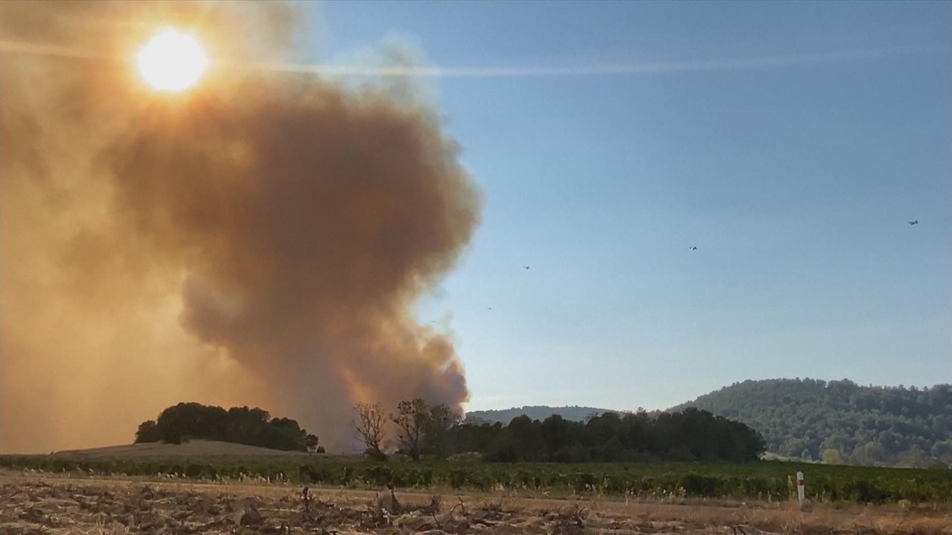 Waldbrände in Frankreich