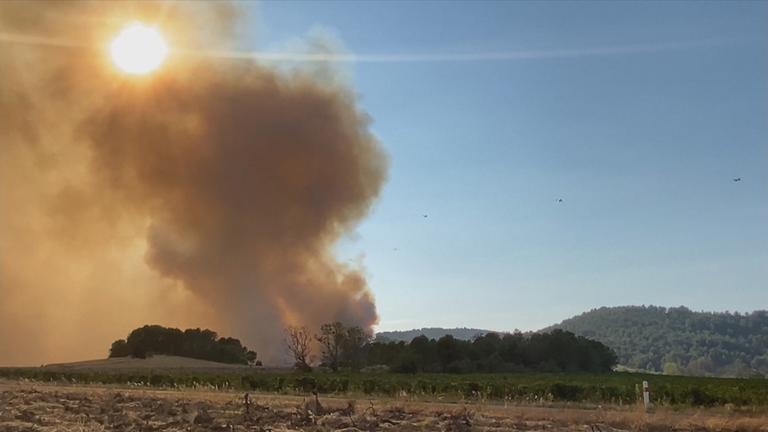 Waldbrände in Frankreich