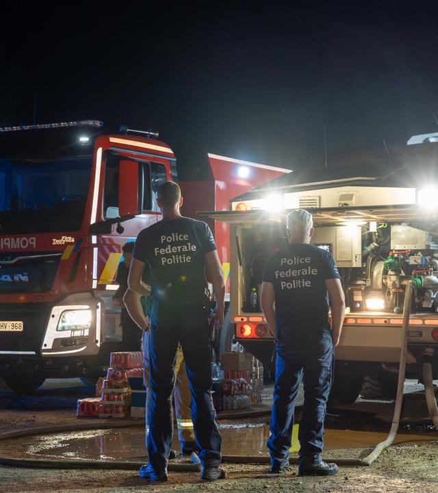 Waldbrand in Belgien