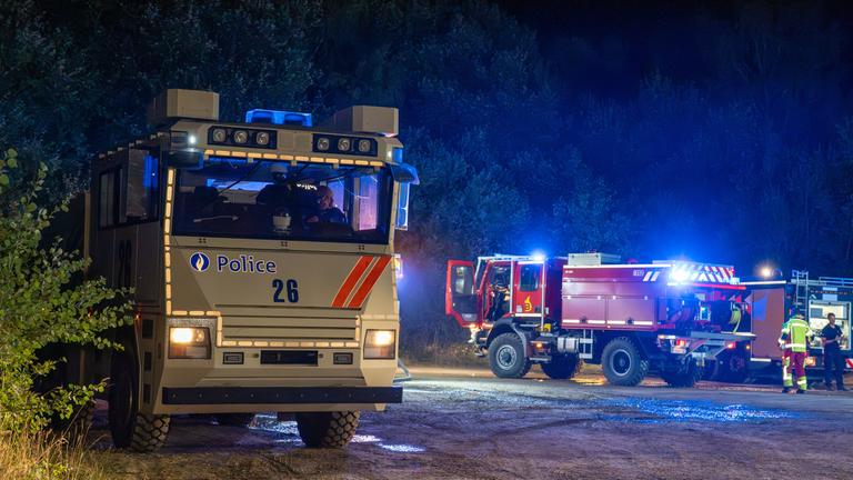 Waldbrand in Belgien