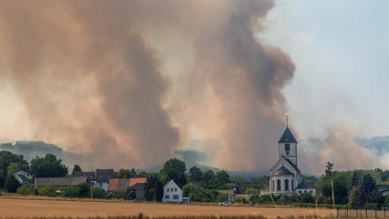 Brand im Hürtgenwald