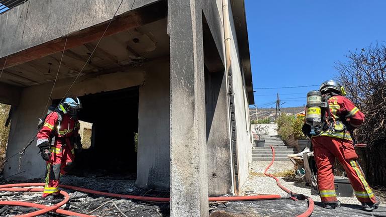 Waldbrand in Marseille