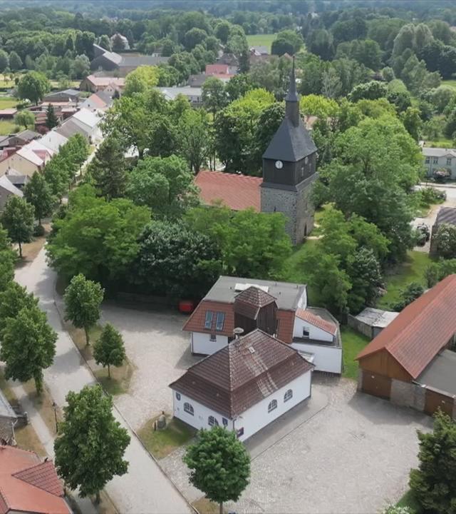 Alter Ortskern von Wandlitz in Brandenburg