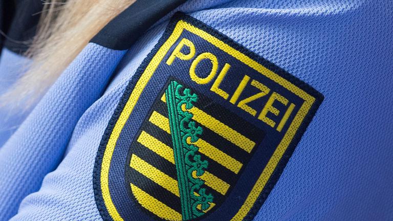 Symbolbild: Wappen der Polizei Sachsen