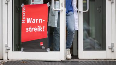 Symbolbild: Warnstreik in Kliniken
