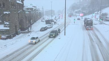 Straße im Schnee