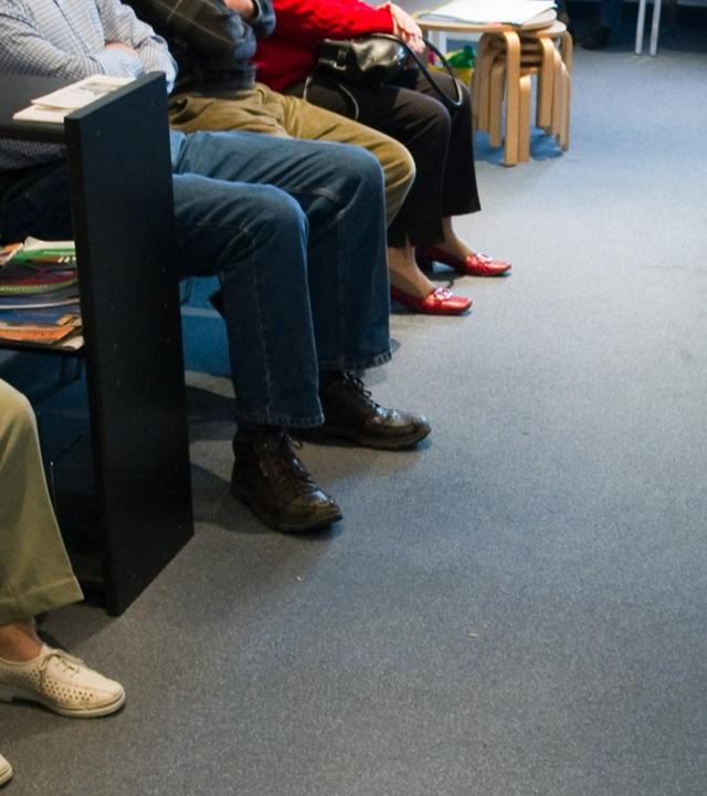 Wartezimmer einer Arztpraxis