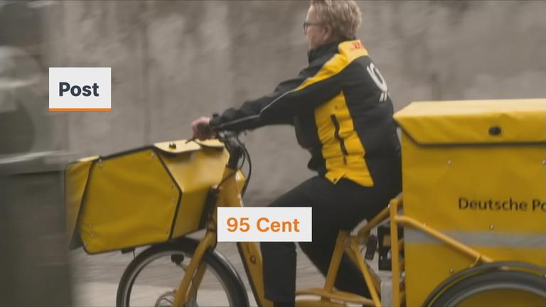 Post 95 Cent ab 2025