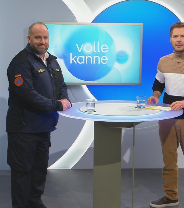 Daniel Wolf und Florian Weiss im "Volle Kanne"-Studio