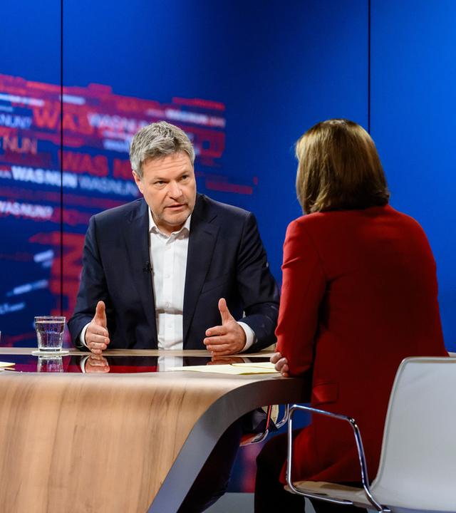 Robert Habeck bei der Was nun? am 10.02.2025