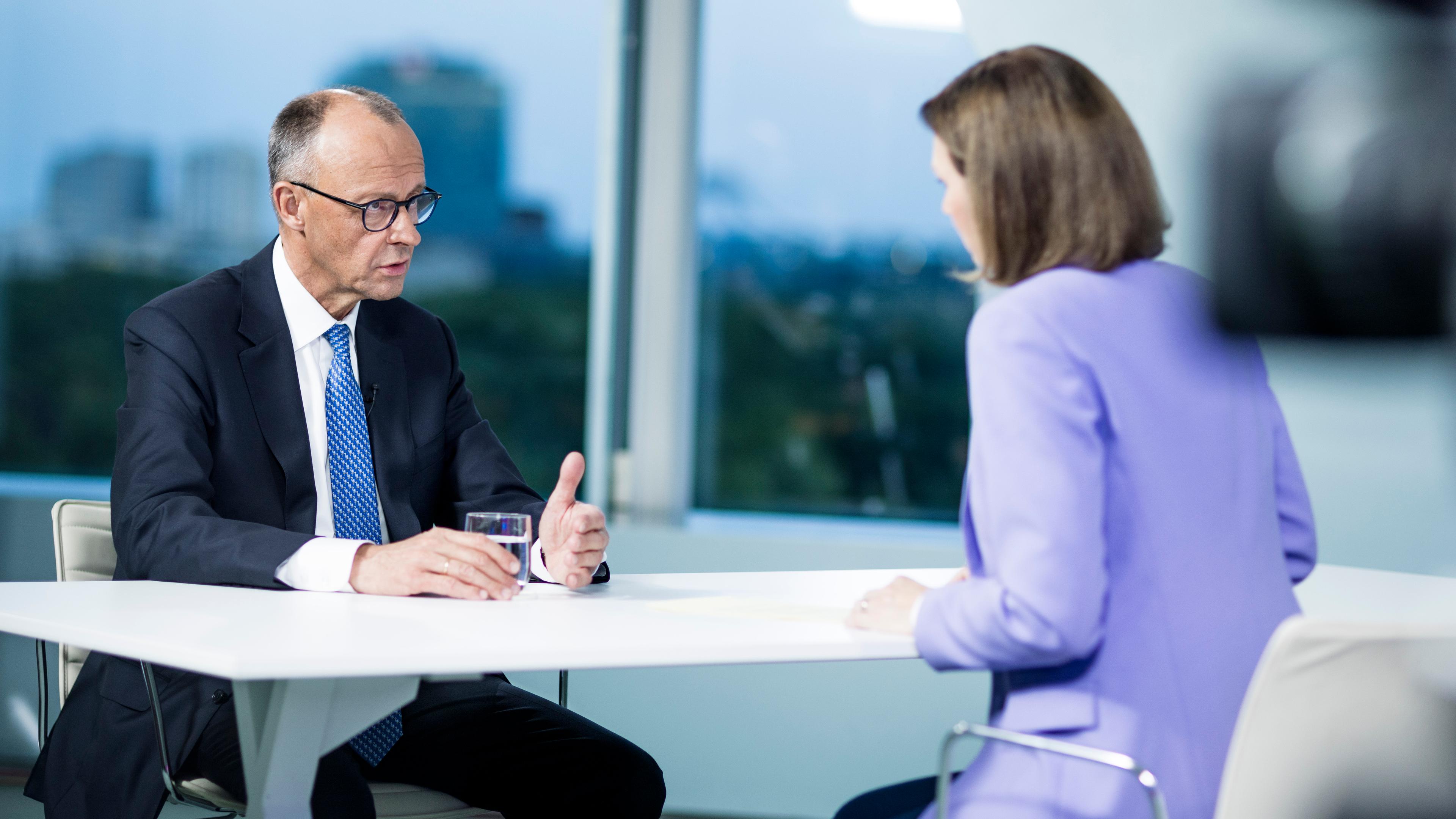 Was nun, Herr Merz? Friedrich Merz und Bettina Schausten