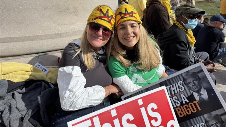 Laura Foose aus Bethesda, Maryland, und Darnell Martin aus New York City