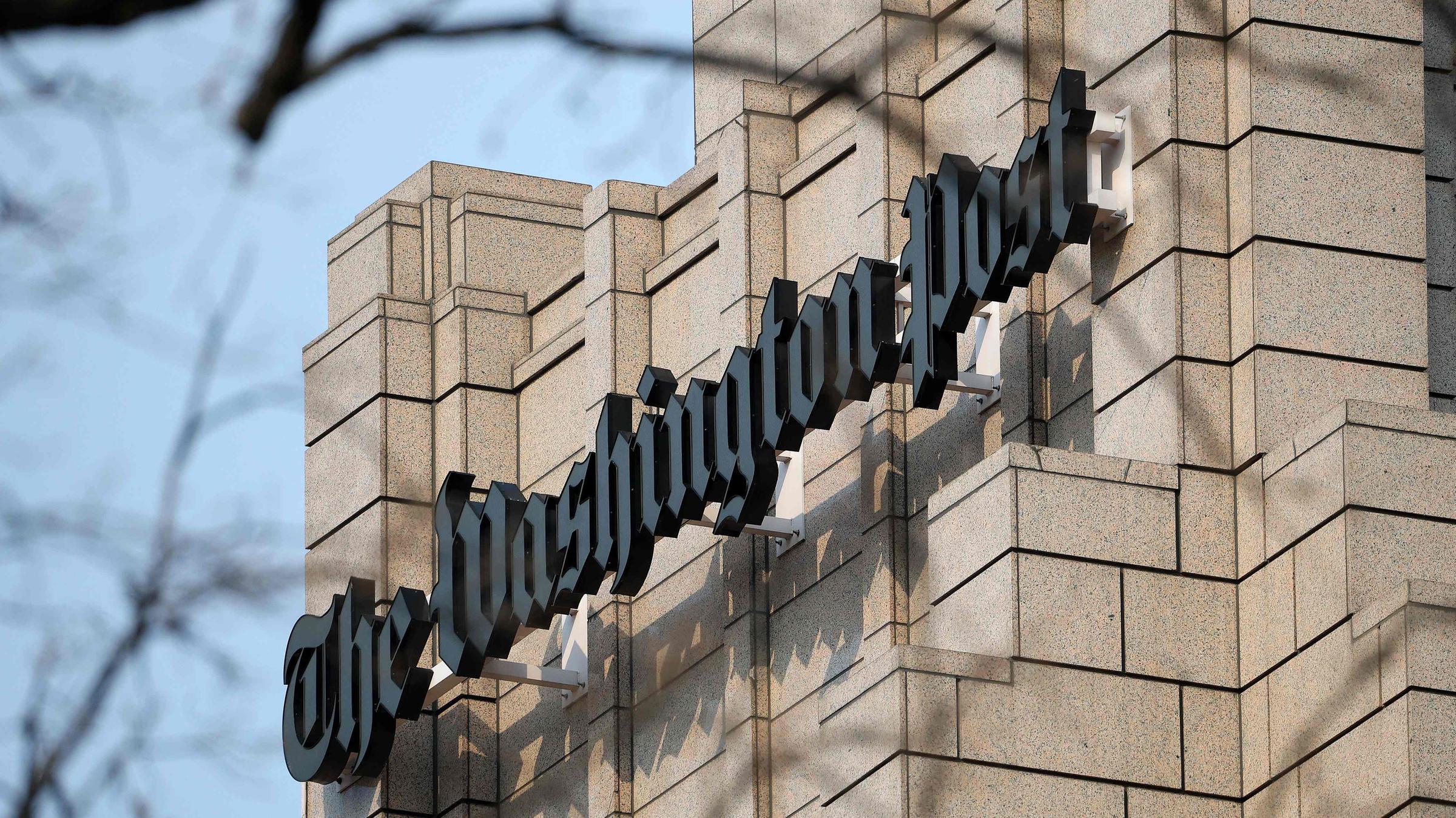 Das Logo der Washington Post (Archivfoto)