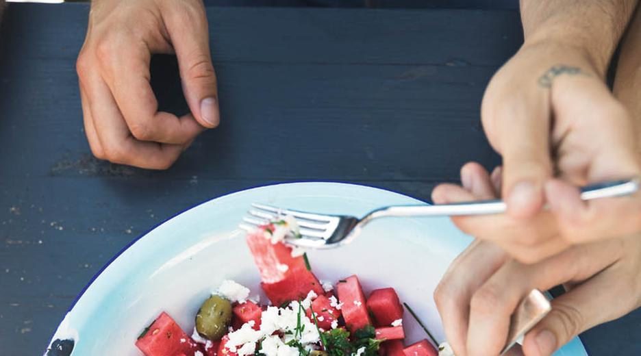 Wassermelone-Feta-Salat von Jimi Blue Ochsenknecht