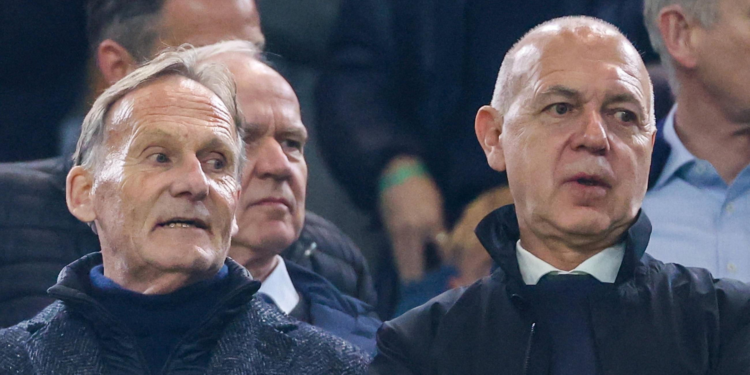 Bernd Neuendorf und Hans-Joachim Watzke 