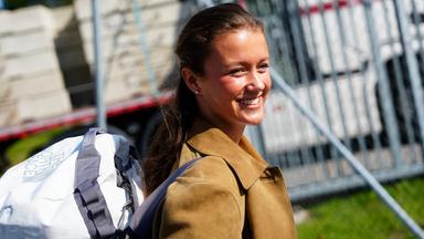 Prinzessin Isabella von Dänemark beim Antritt ihres Wehrdienstes 