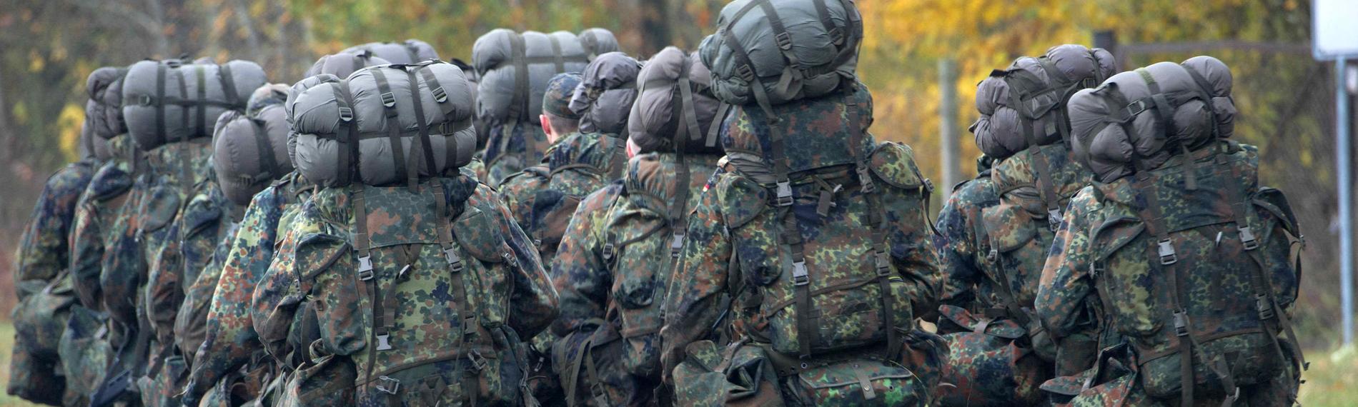 Soldaten in der Grundausbildung