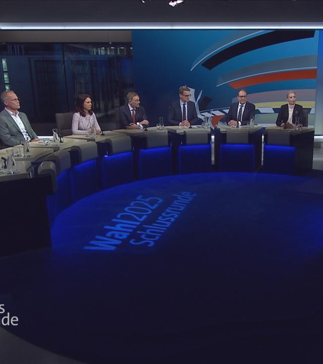 Wehrpflichtdebatte in der ZDF-Wahlsendung Schlussrunde