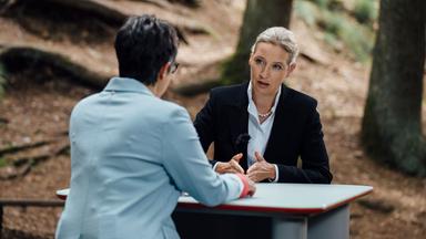 Alice Weidel im Gespräch mit Shakuntala Banerjee