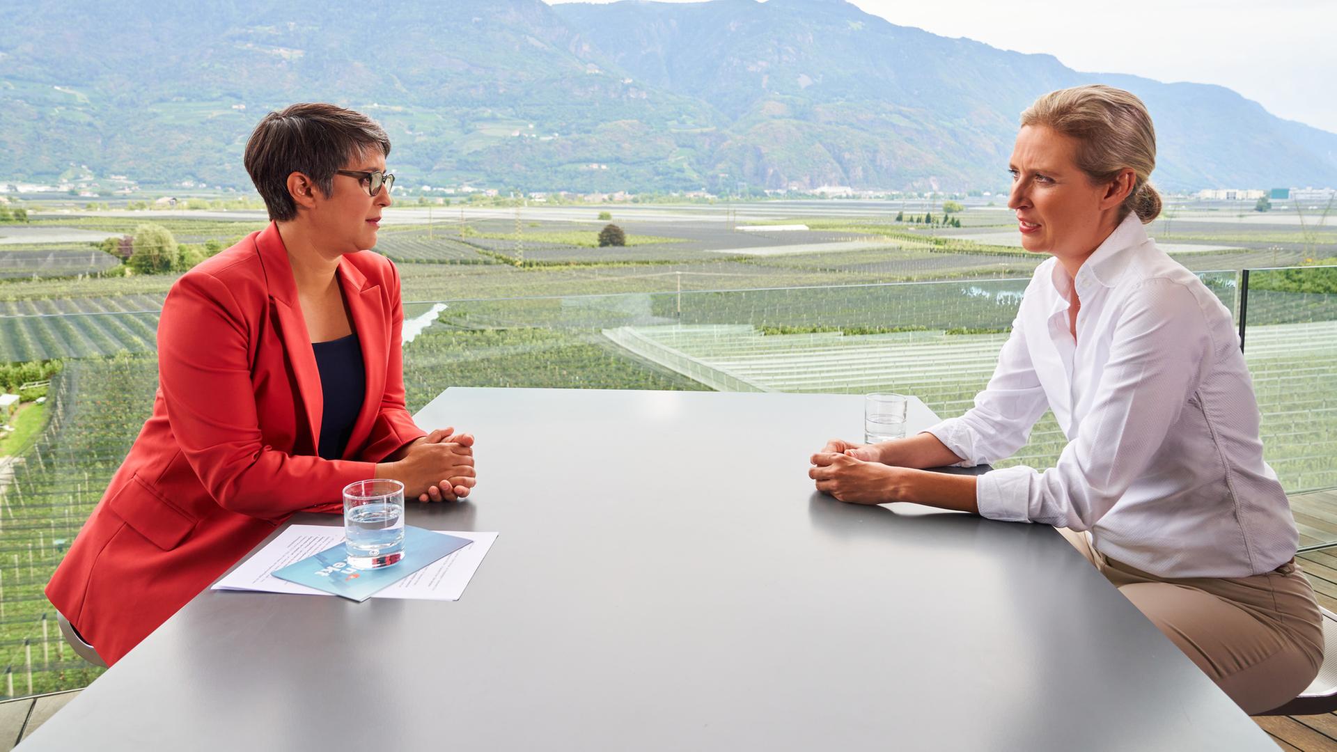 Shakuntala Banerjee und Alice Weidel