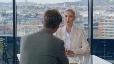 Alice Weidel im Sommerinterview mit Wulf Schmiese.