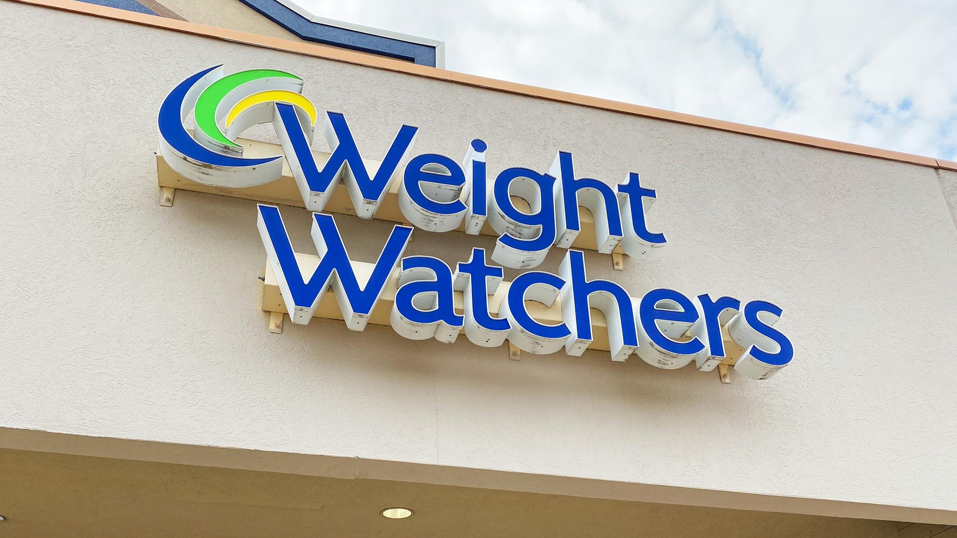 Die Außenfassade einer Weight Watchers-Filiale