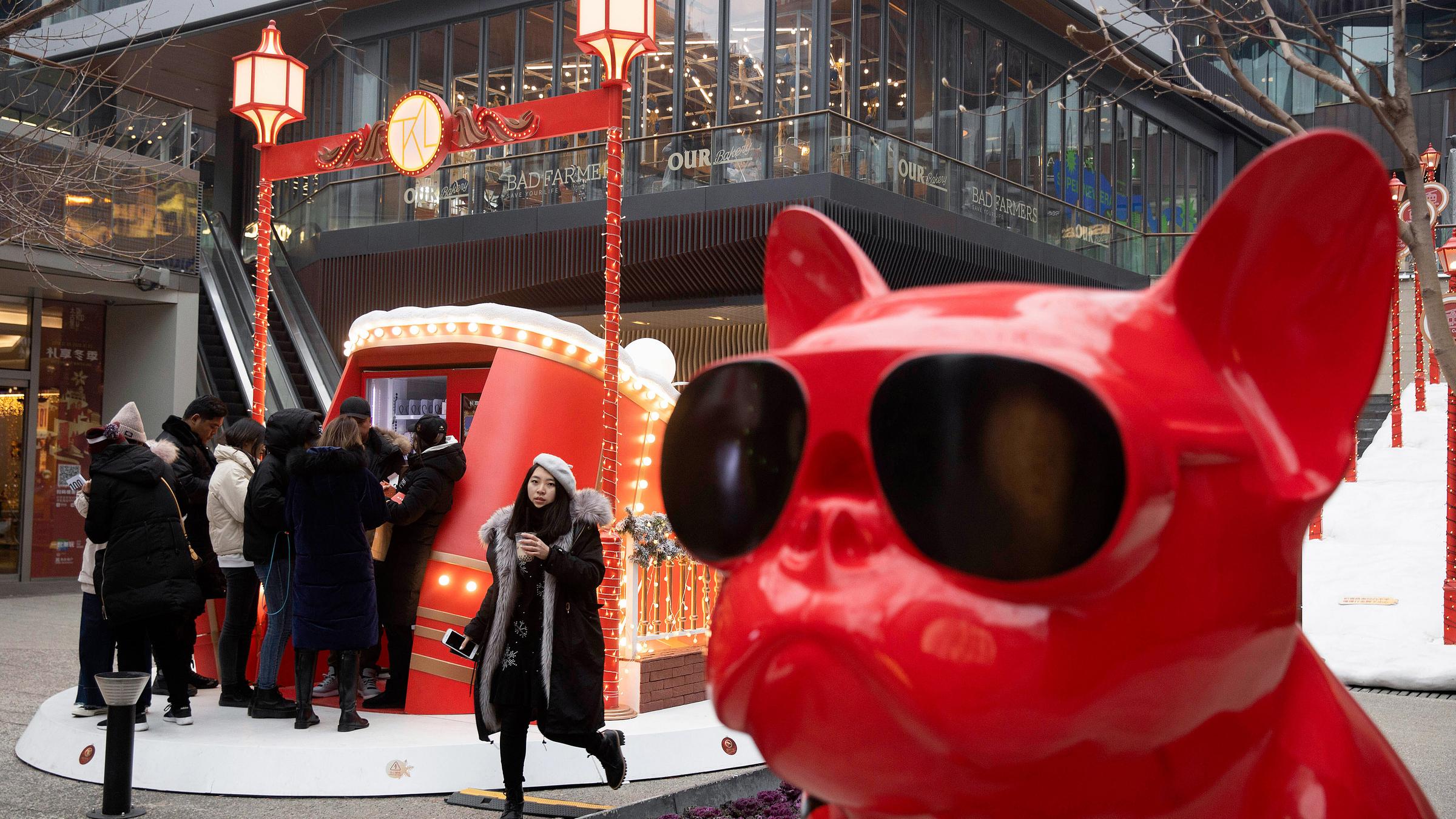 Weihnachten in China, am 24.12.2019 in Peking