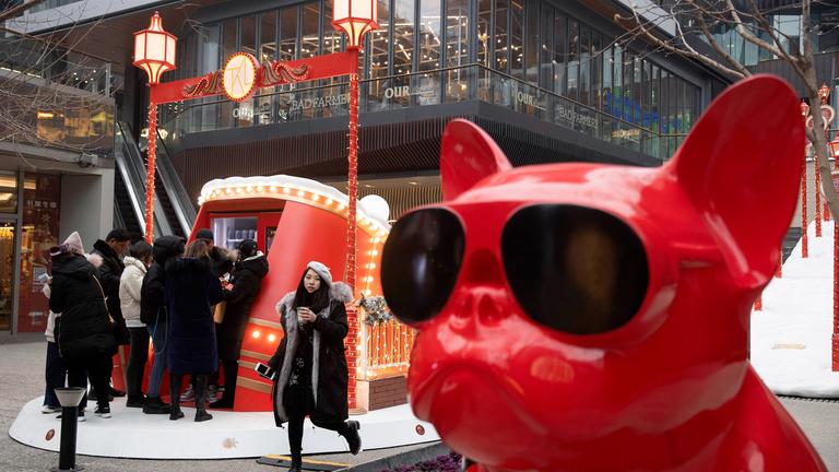 Weihnachten in China, am 24.12.2019 in Peking