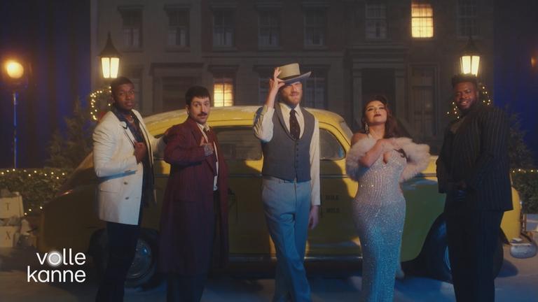 Ein Bild aus einem Musikvideo einer Band