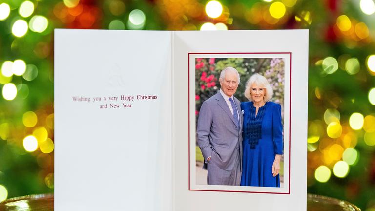 Weihnachtskarte der britischen Royals.