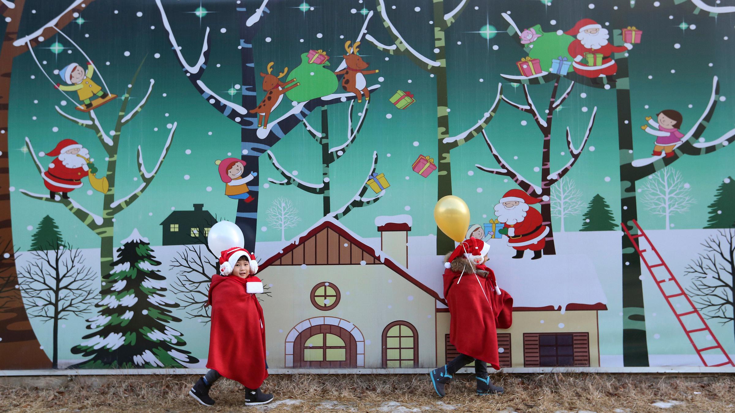 Weihnachten in Bonghwa (Südkorea) 2018