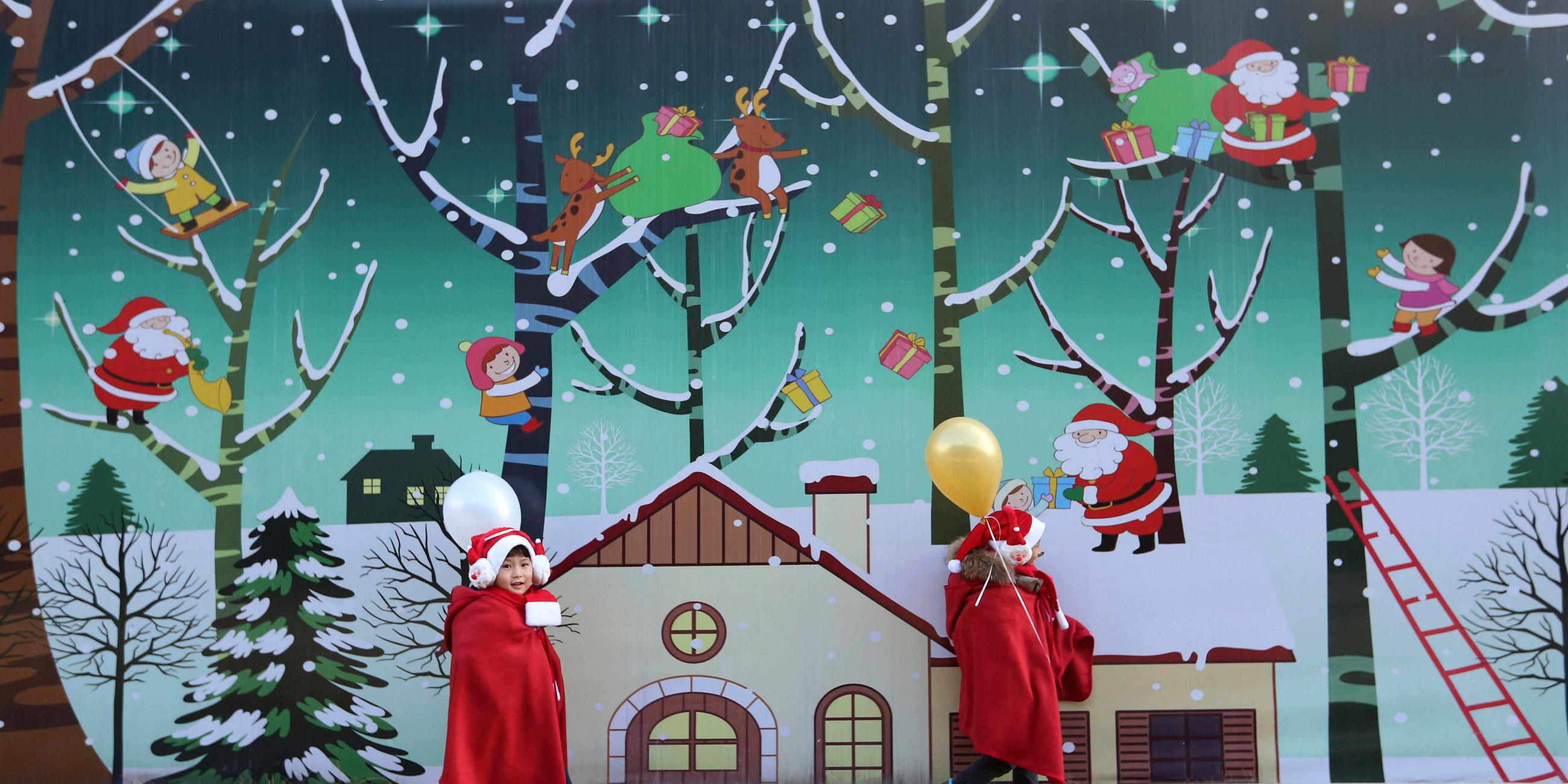 Weihnachten in Bonghwa (Südkorea) 2018